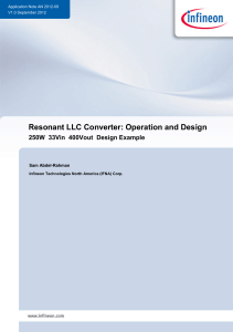 Resonant LLC Converter: Operation and Design