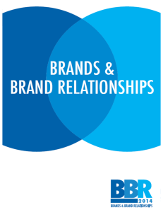 0 - Institute for Brands and Brand Relationships | BBR 2014