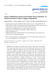 Ocean Acidification and the End-Permian Mass Extinction: To What