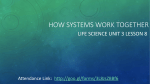 How systems work together