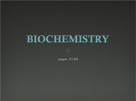 BIOCHEMISTRY - losalusd.k12.ca.us