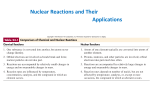 Nuclear Reactions and Their Applications