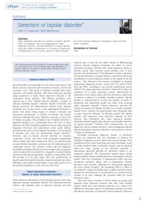 Detection of bipolar disorder - The British Journal of Psychiatry