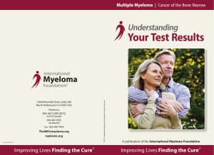 Understanding Your Test Results - International Myeloma Foundation