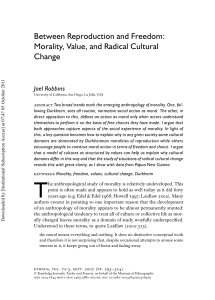 Morality, Value, and Radical Cultural Change