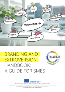 branding and extroversion handbook: a guide for smes