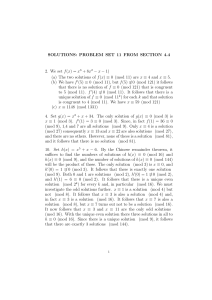 SOLUTIONS: PROBLEM SET 11 FROM SECTION 4.4 2. We set f(x