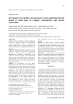 Development of a stiffness measurement system and biomechanical