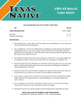 Uses and application rates of Texas Native Cedar
