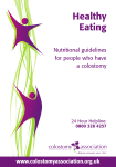 Healthy Eating - the Colostomy Association