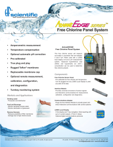 Free Chlorine Panel System