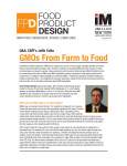 GMOs From Farm to Food - Center for Science in the Public Interest