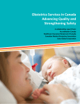 Obstetrics Services in Canada Advancing Quality and Strengthening