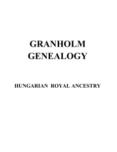 Hungarian Royal Ancestry