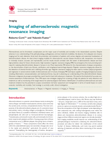 Imaging of atherosclerosis: magnetic resonance imaging