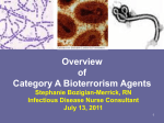 Overview of Category A Bioterrorism Agents