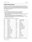 Inorganic Nomenclature