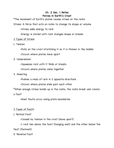 Inside Earth Ch. 2 Sec. 1 Notes