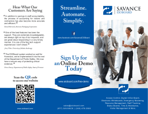 anOnline Demo Sign Up for Streamline. Automate. Simplify.