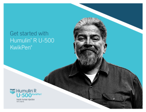 Get started with Humulin® R U