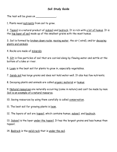 Soil Study Guide