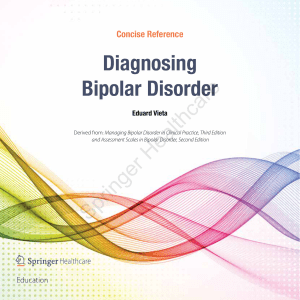 Diagnosing Bipolar Disorder