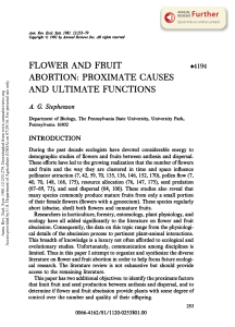 Stephenson. 1981. Flower and fruit abortion_causes