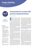 Social protection to tackle child poverty in Equatorial Guinea