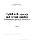 Digital Anthropology and Virtual Societies