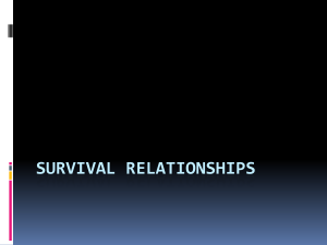 Survival Relationships