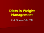 Diets in Weight Management