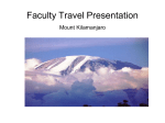 Faculty Travel Presentation
