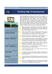 Tackling High Unemployment