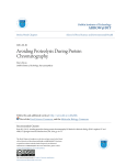 Avoiding Proteolysis During Protein Chromatography.