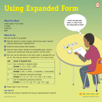 Using Expanded Form