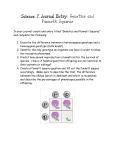 Science 7 Journal Entry: Genetics and Punnett Squares