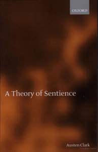 A Theory of Sentience - sikkim university library