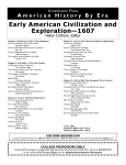 AHE-Early American Civilization and Exploration - F02