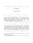 (2008), "The Political Economy of Terrorism: A Selective Overview of