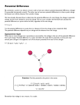 Potential Difference