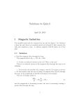 Quiz 6 - Rutgers Physics
