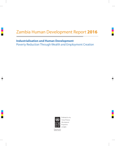 Zambia Human Development Report 2016