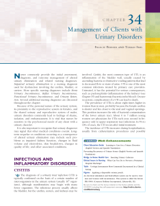 Management of Clients with Urinary Disorders