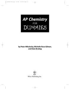 AP Chemistry - Siva Kodali
