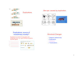 Structural Changes