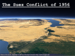 The Suez Conflict of 1956