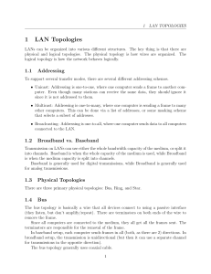 1 LAN Topologies - theParticle.com