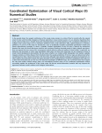 Coordinated Optimization of Visual Cortical Maps