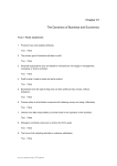 Chapter 01 The Dynamics of Business and Economics