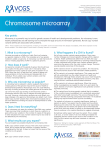 Chromosome microarray